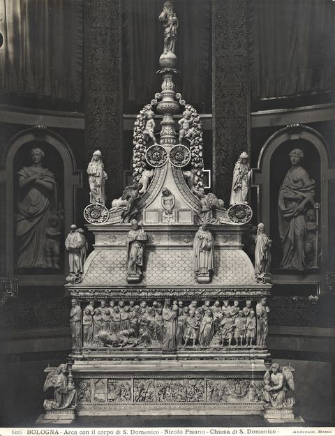 Anderson — Bologna - Arca con il corpo di S. Domenico - Nicolò Pisano - Chiesa di S. Domenico — insieme